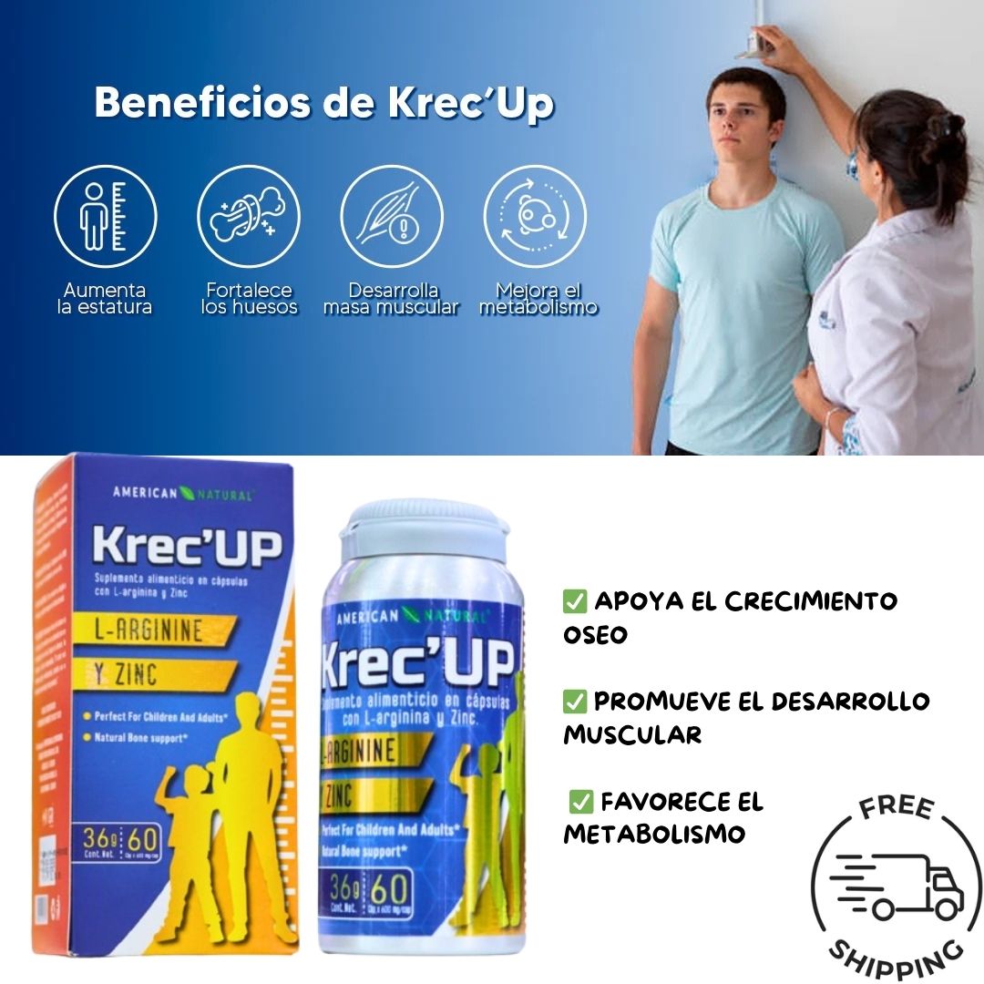 KRECE UP | Lleva 1 und por S/139.00 + Envío gratis