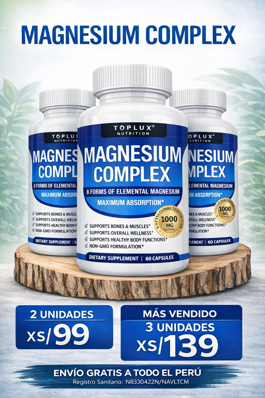 Magnesium Complex 8 formas de magnesio elemental